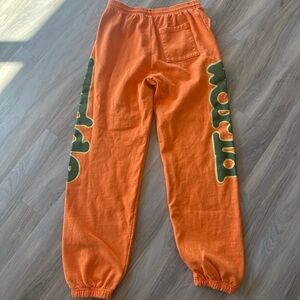 Orange Kids Jogger Pants